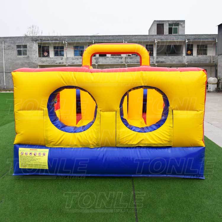 double competition inflatable obstacle course