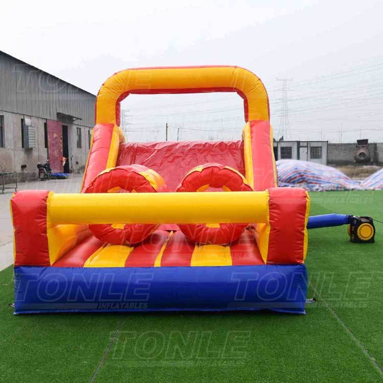 double competition inflatable obstacle course