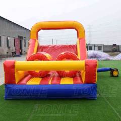 double competition inflatable obstacle course