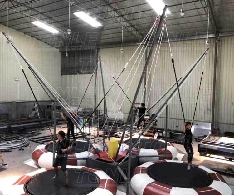 custom inflatable bungee trampoline