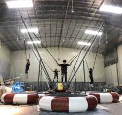 custom inflatable bungee trampoline