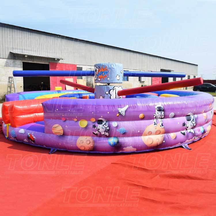 multi-player Circular adventure inflatable Kapow obstacle course race games