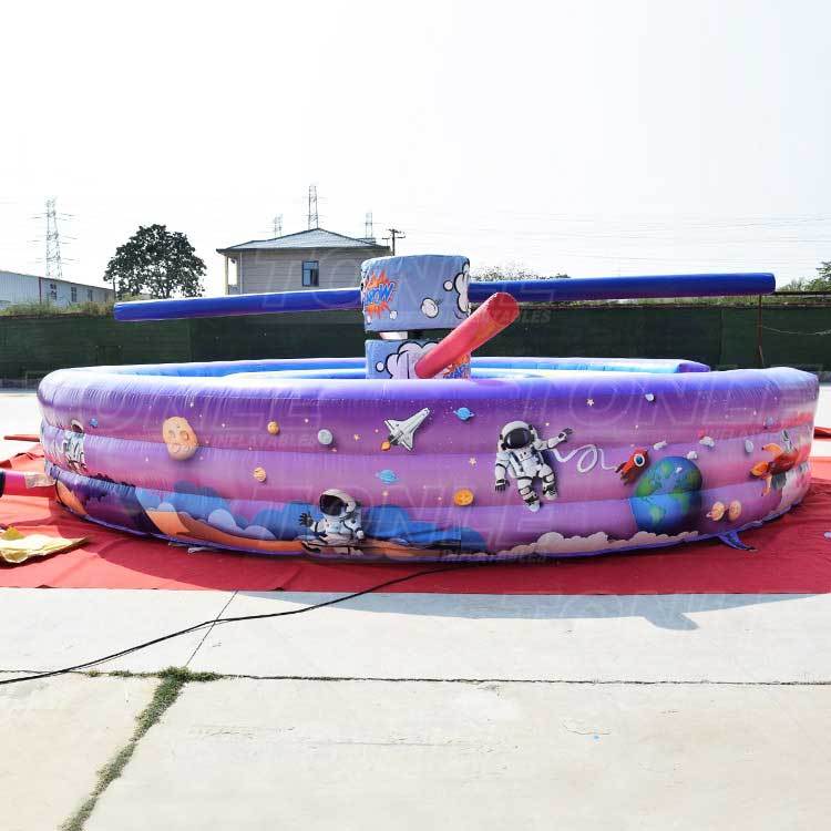 multi-player Circular adventure inflatable Kapow obstacle course race games