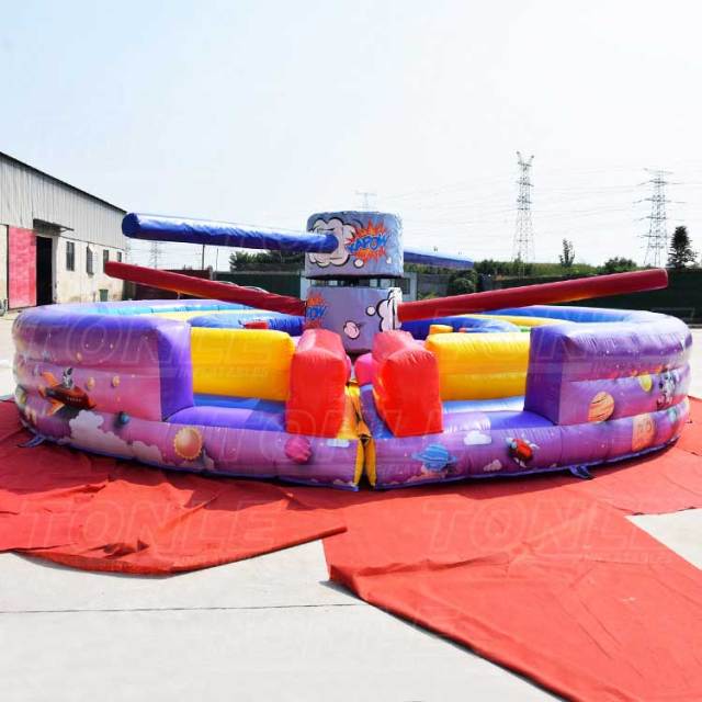 multi-player Circular adventure inflatable Kapow obstacle course race games