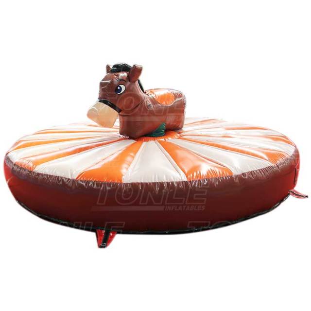 kid inflatable pull riding donkey