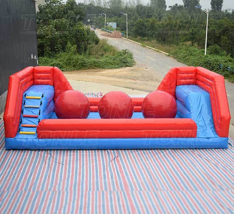 custom inflatable 3-ball big red ball game