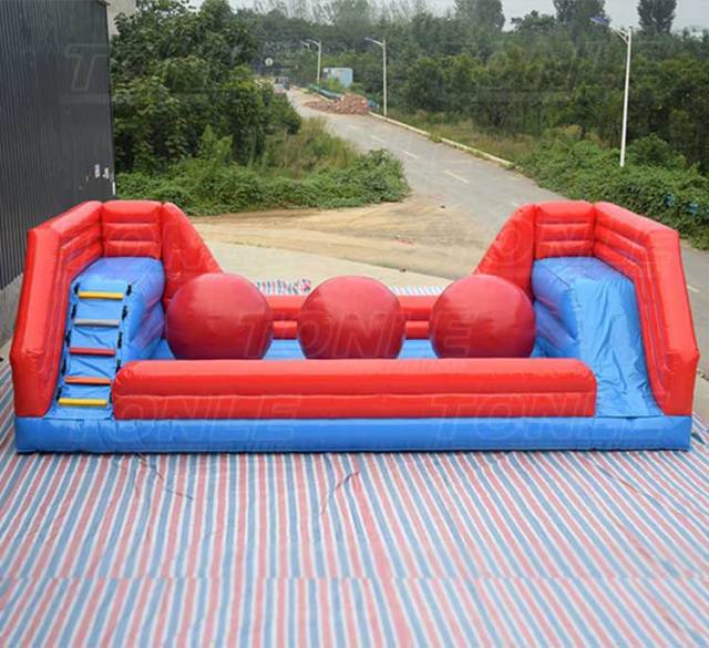 custom inflatable 3-ball big red ball game