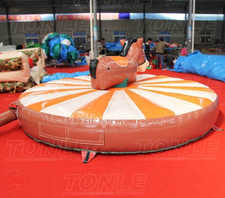 kid inflatable pull riding donkey