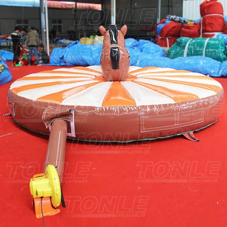 kid inflatable pull riding donkey