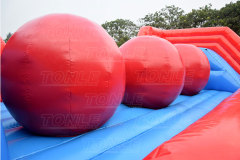 custom inflatable 3-ball big red ball game