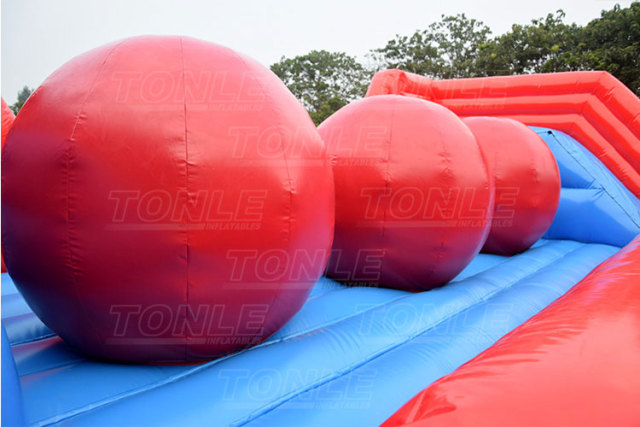 custom inflatable 3-ball big red ball game