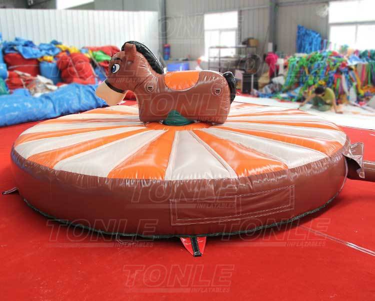 kid inflatable pull riding donkey