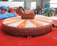 kid inflatable pull riding donkey