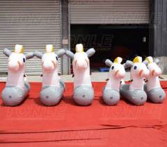inflatable pony hop racing