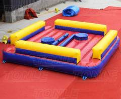 backyard pedestal gladiator jousting inflatable jousting ring arena