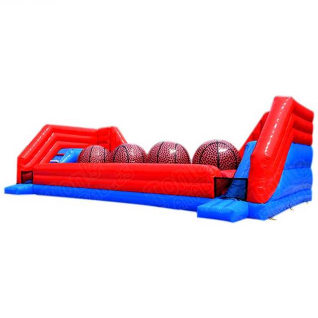 4 red balls big baller wipeout big baller inflatable interactive game