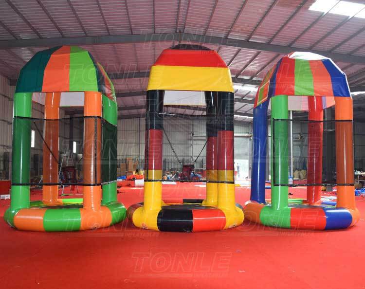 cheap inflatable bungee trampoline