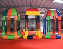 cheap inflatable bungee trampoline