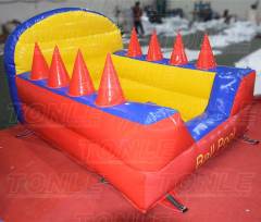 custom factory inflatable yellow air juggler games