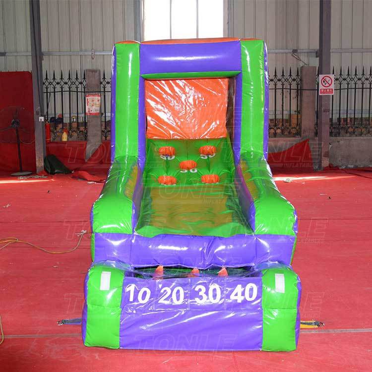 carnival inflatable snowball game