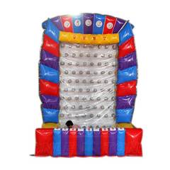 inflatable left-leaning molecules throw balls and fall game