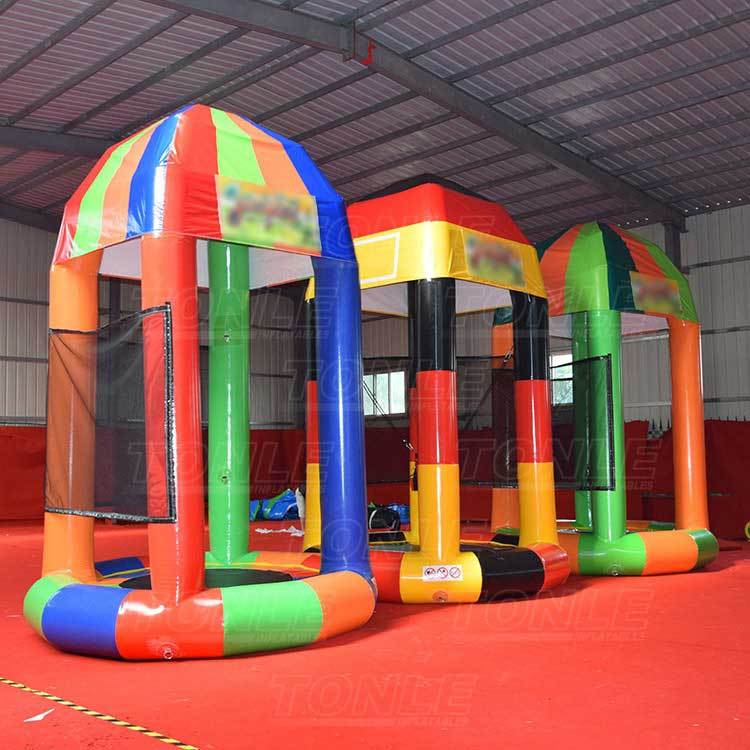 cheap inflatable bungee trampoline