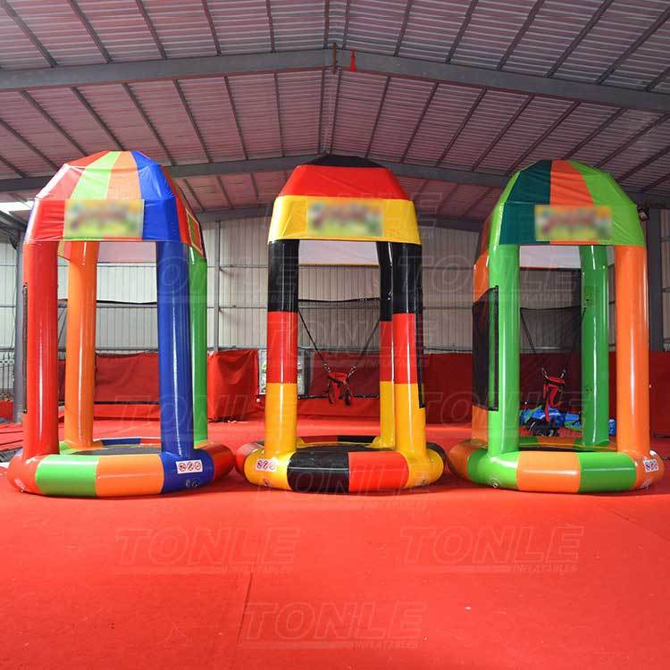 cheap inflatable bungee trampoline