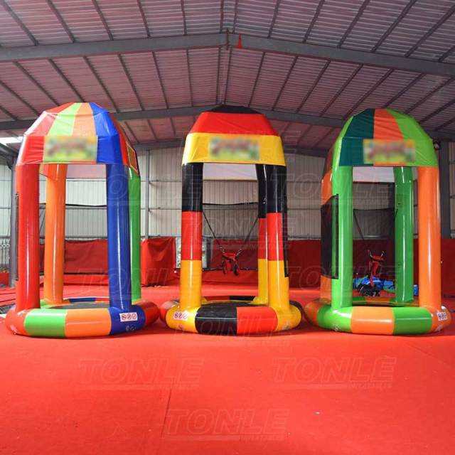 cheap inflatable bungee trampoline