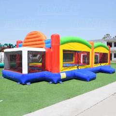 large custom inflatable all in one sports field games