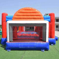 large custom inflatable all in one sports field games