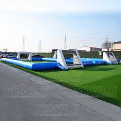 inflatable two street football fields game