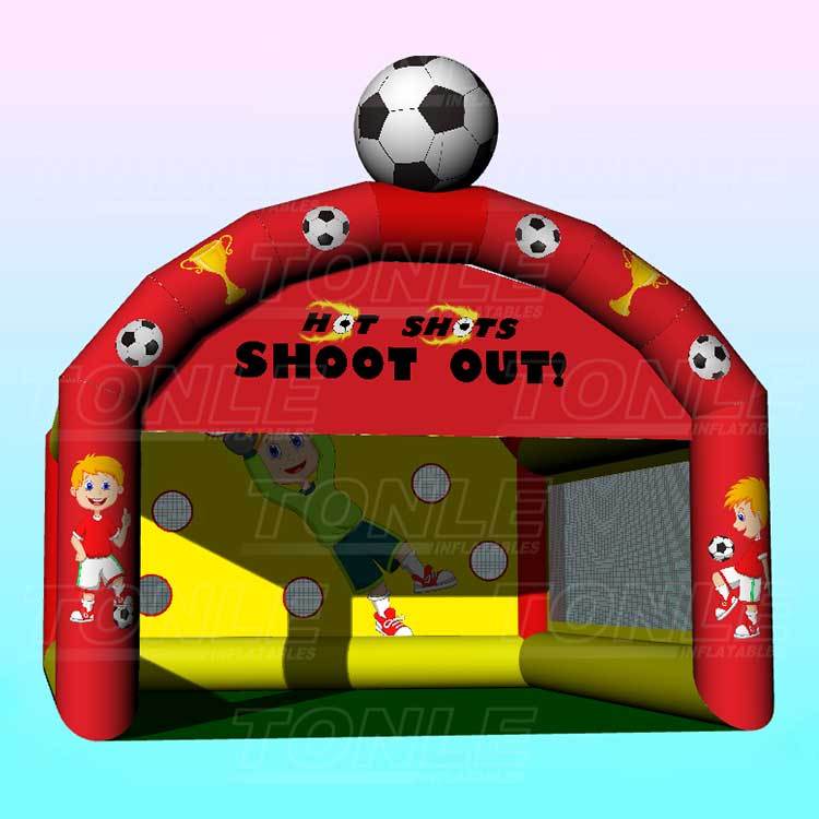 custom inflatable Red football bouncy castle jumper moonwalk games