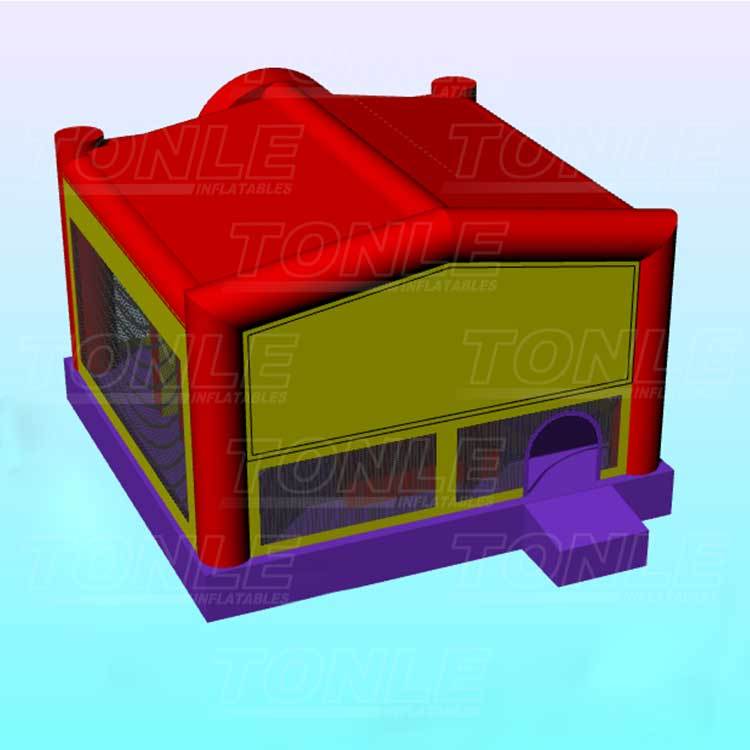 cheap wholesale inflatable classical red bounce house jumping castle