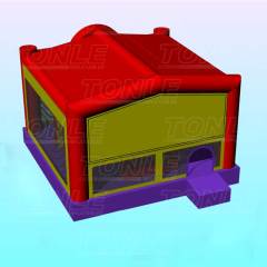 cheap wholesale inflatable classical red bounce house jumping castle