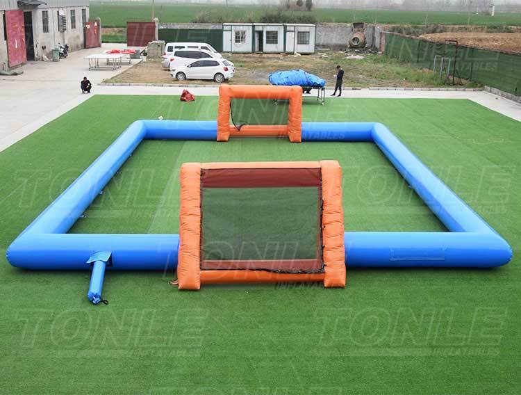 custom cheap inflatable football field competitive competition
