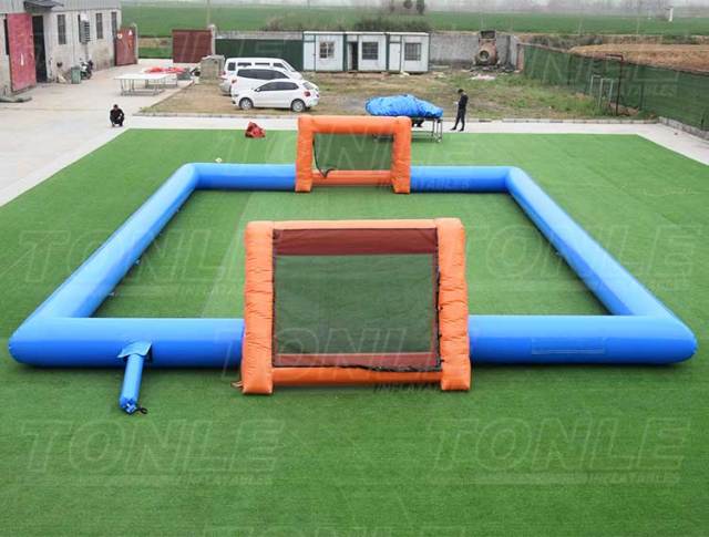 custom cheap inflatable football field competitive competition