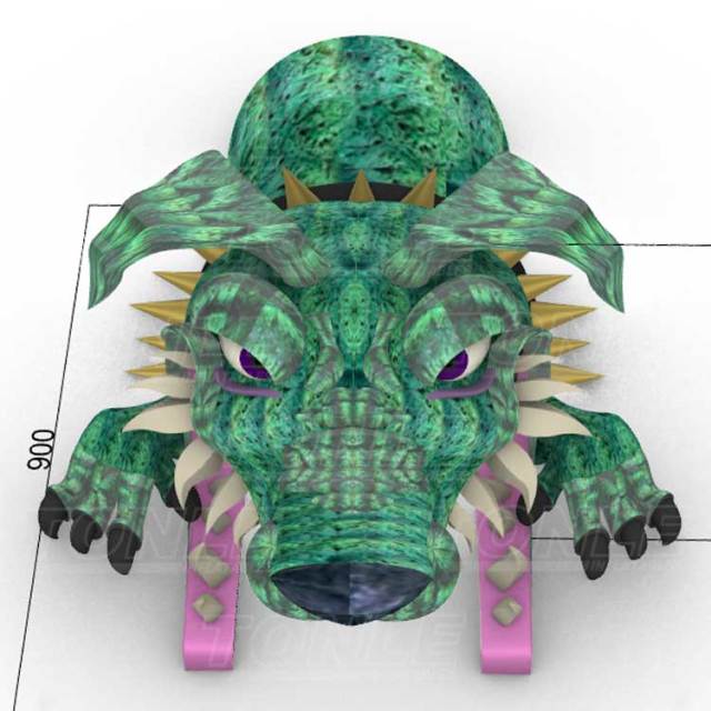 new design custom living inflatable 3D savage wolf tunnel
