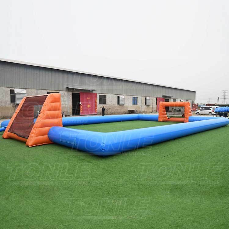 custom cheap inflatable football field competitive competition