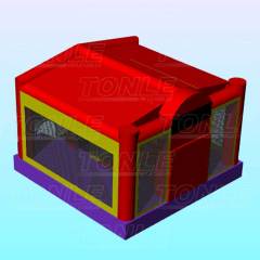 cheap wholesale inflatable classical red bounce house jumping castle
