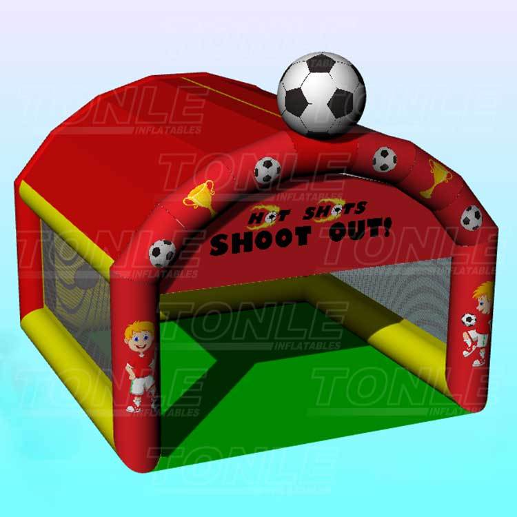 custom inflatable Red football bouncy castle jumper moonwalk games