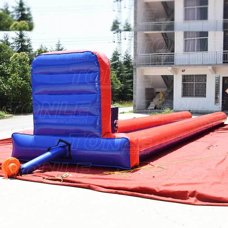soccer bowling inflatable game