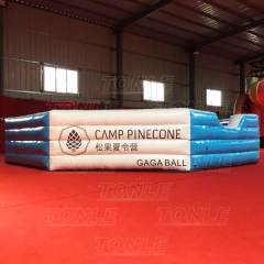 inflatable gaga ball pit game