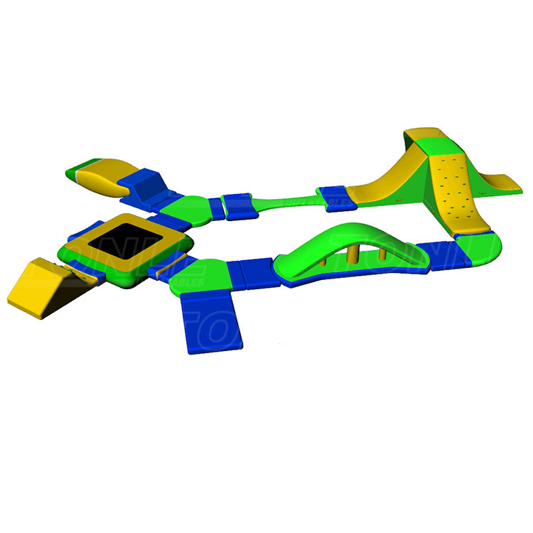 high quality cheap custom inflatable kids adult water park bouncy castle floating playground