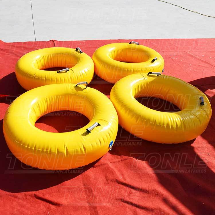 inflatable swimming ring with water park