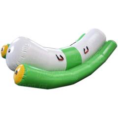 cheap fly ship fish inflatable totter floating water boat ride