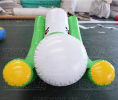 cheap fly ship fish inflatable totter floating water boat ride