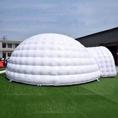 giant white inflatable igloo tent