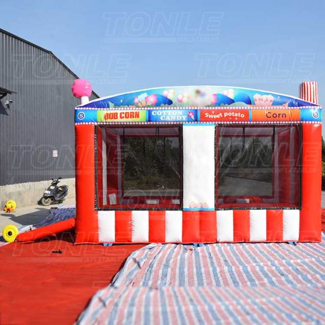 inflatable carnival treat shop tent