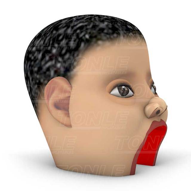 new design custom inflatable 3D real children mianmian tunnel