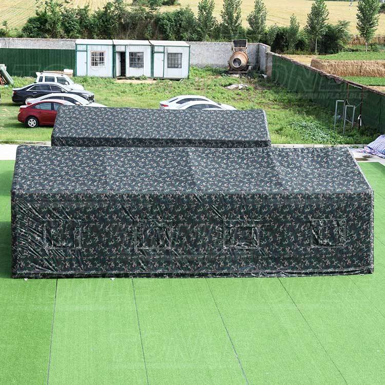 custom outdoor large camping medical inflatable army camouflage house tent